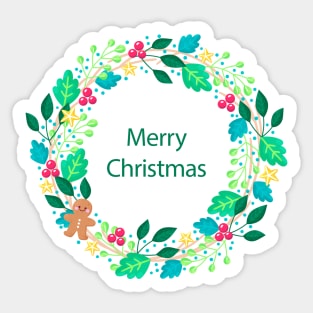 Merry Christmas Ring Sticker